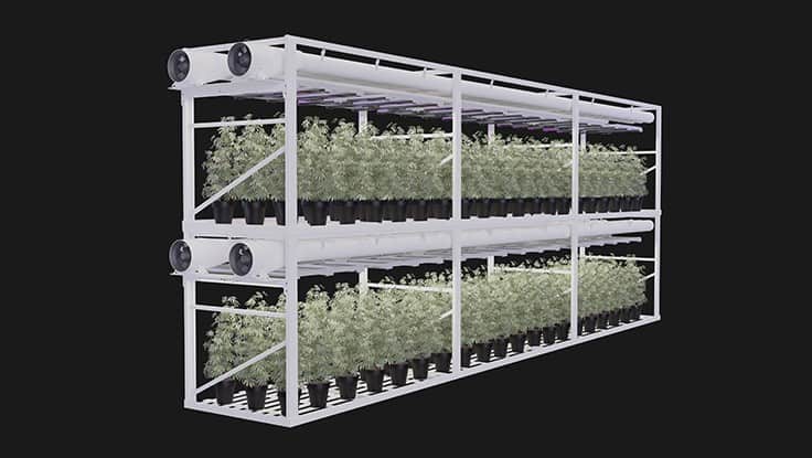 FabricAir Introduces Air Dispersion System for Multitier Grow Industry Racks 