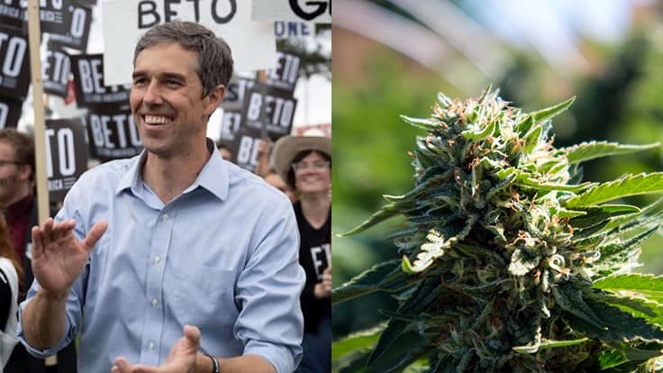 Texas Governor Hopeful Beto O’Rourke Rides Pro-Cannabis Stance 