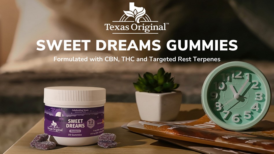 Texas Original Introduces State’s First Fast-Acting Sweet Dreams CBN Sleep Gummy